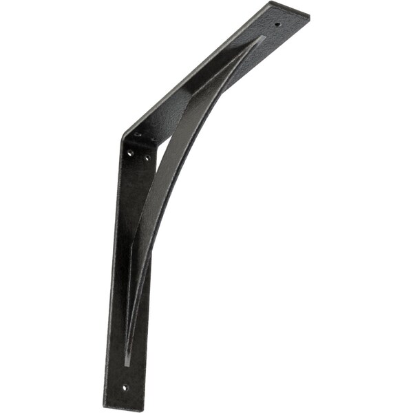 Ekena Millwork Legacy Steel Bracket, Antiqued Pewter 2"W x 14"D x 14"H BKTM02X14X14LEAPW - main